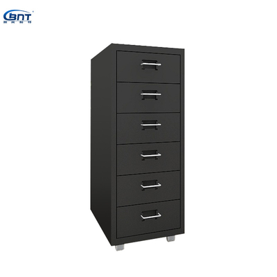 Steel Vertical File Cabinet 6 Drawer Steel Document Storage Under The Desk