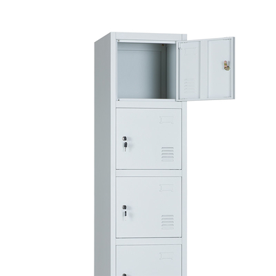 Five Door Stainless Steel Metal Storage Locker For Dormitory