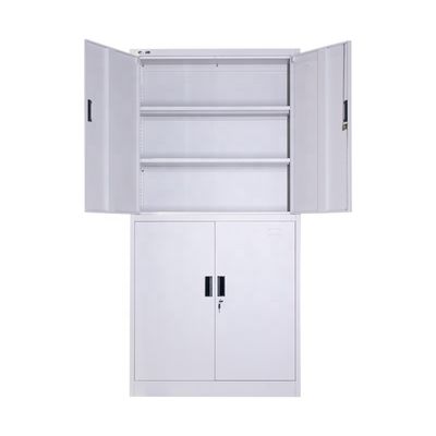 Knock Down Blue Stainless Steel 2 Drawer File Cabinet