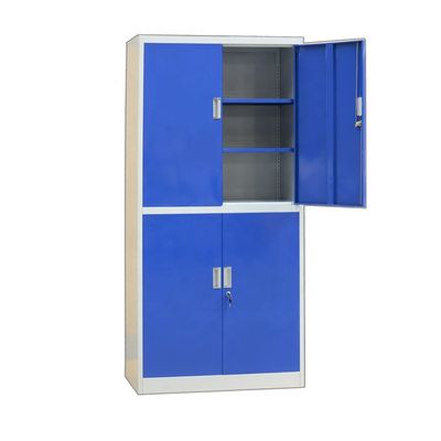 Knock Down Blue Stainless Steel 2 Drawer File Cabinet