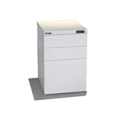 Modern 3 Drawers Steel Mobile Pedestals Metal Filing Storage Cabinet