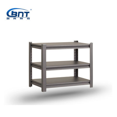 Multi Level Angle Metal Storage Rack Light Duty Boltless Iron Rack