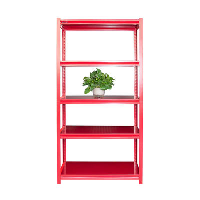 Multi Level Angle Metal Storage Rack Light Duty Boltless Iron Rack