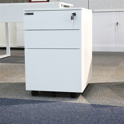 0.5mm-0.8mm Mobile Metal Pedestal Office Equipment For Storage File
