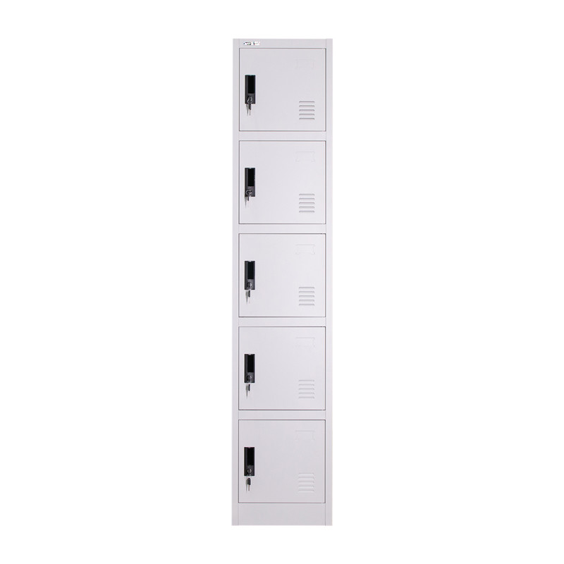 Five Door Stainless Steel Metal Storage Locker For Dormitory